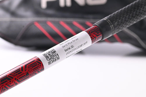 Left Hand Ping G410 Plus Driver / 10.5 Degree / Senior Flex Ping Alta CB Red 55 Shaft