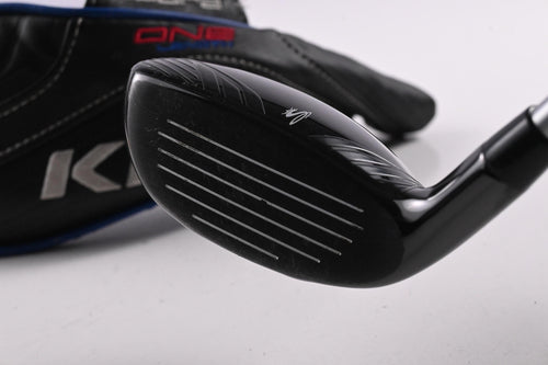 Cobra King F8 #4 Hybrid / 22 Degree / Regular Flex Aldila Rogue Pro 75 Shaft