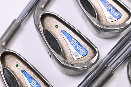 Ping G2 Irons / 3-PW+SW / Green Dot / Regular Flex Steel Shafts