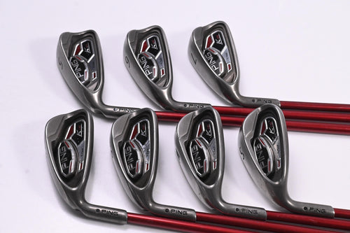 Left Hand Ping K15 Irons / 5-PW+SW / Black Dot / Regular Flex Ping TFC 149 I