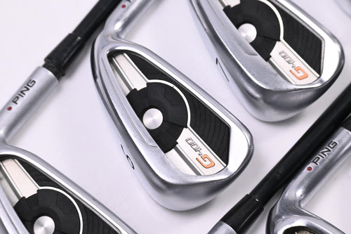 Ping G400 Irons / 5-PW+UW+SW / Red Dot / Regular Flex Ping Alta CB AWT Shafts