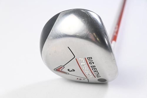 Callaway Big Bertha Fusion #3 Wood / 15 Degree / Regular Flex Aldila NVS 55