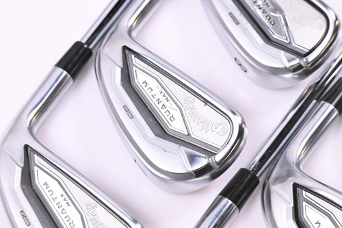Callaway Quantum Max Irons / 6-PW+GW / Stiff Flex KBS MAX 90 Shafts