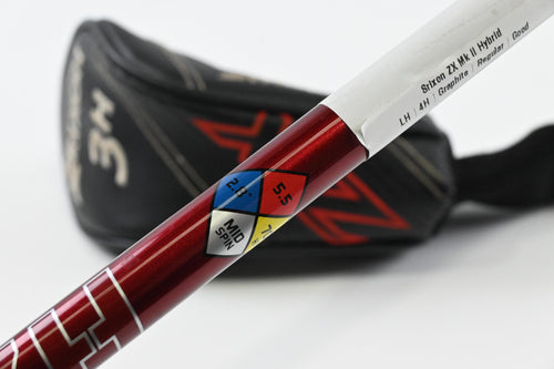 Left Hand Srixon ZX Mk II #4 Hybrid / 22 Degree / Regular Flex HZRDUS Smoke Red