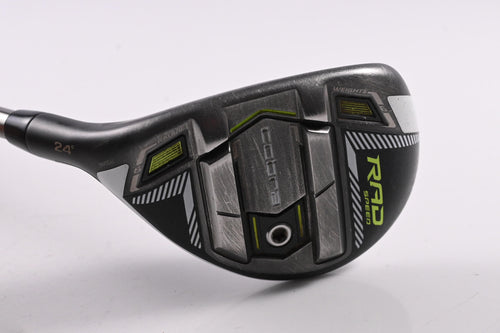 Left Hand Cobra King Radspeed #5 Hybrid / 24 Degree / Regular Flex Recoil ESX