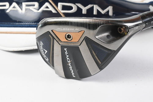 Callaway Paradym #3 Hybrid / 18 Degree / Regular Flex HZRDUS Silver 65 Shaft