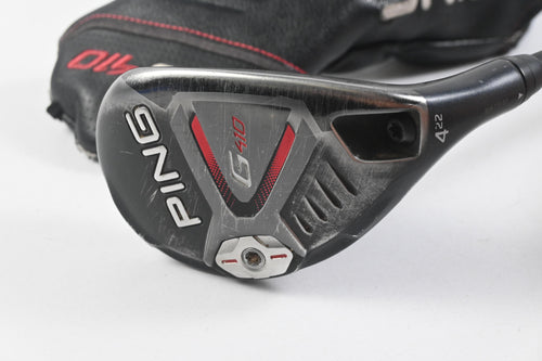 Ping G410 #4 Hybrid / 22 Degree / Regular Flex Ping Alta CB Black 70 Shaft