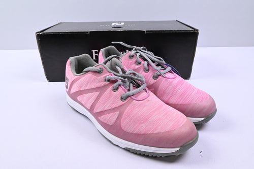 Ladies Footjoy Leisure Golf Shoes / UK Size 4 / Pink & Grey