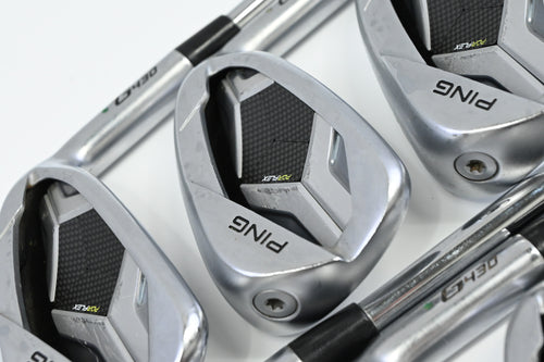 Ping G430 Irons / 7-PW+45°+50°+54° / Green Dot / Stiff Flex Dynamic Gold S300
