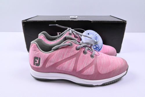 Ladies Footjoy Leisure Golf Shoes / UK Size 4 / Pink & Grey