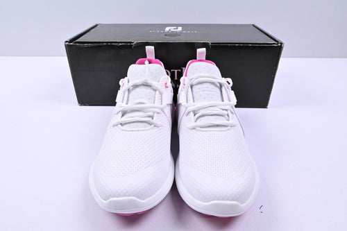 Ladies Footjoy Flex Golf Shoes / UK Size 4.5 / White & Pink