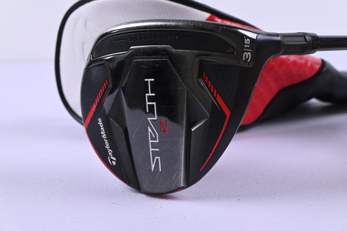 TaylorMade Stealth 2 #3 Wood / 15 Degree / Stiff Flex Fujikura Ventus TR Red 6