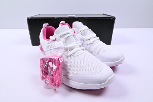 Ladies Footjoy Flex Golf Shoes / UK Size 5.5 / White & Pink