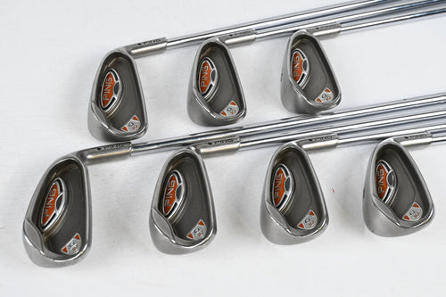 Ping G10 Irons / 4-PW / Black Dot / Regular Flex Ping Shafts