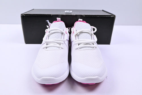 Ladies Footjoy Flex Golf Shoes / UK Size 5.5 / White & Pink