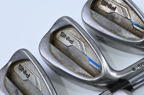 Left Hand Ping i-Series E1 Irons / 4-PW / Green Dot / Regular Flex Ping AWT 2.0
