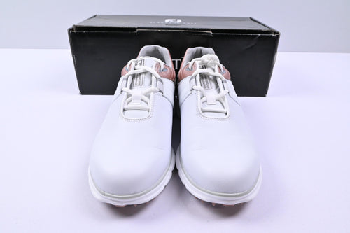 Ladies Footjoy Pro SL Golf Shoes / UK Size 7 / White & Brown