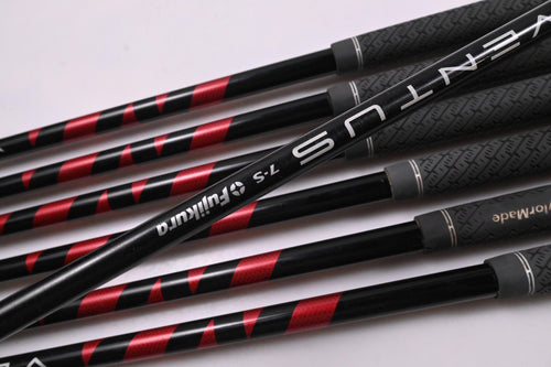Taylormade Stealth Irons / 6-PW+AW+SW / Stiff Flex Ventus Red 7 Shafts