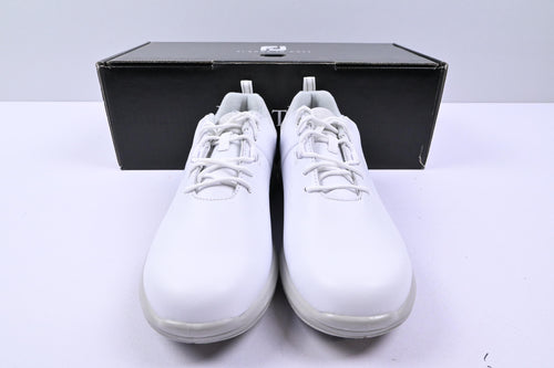 Ladies Footjoy Leisure LX Golf Shoes / UK Size 4.5 / White & Grey