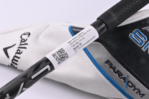 Callaway Paradym Ai Smoke Max #3 Wood / 16.5 Degree / Regular Flex Cypher 2.0