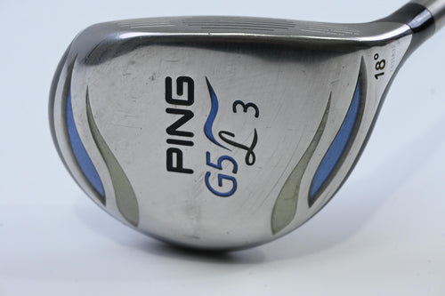 Ladies Ping G5 #3 Wood / 18 Degree / Ladies Flex ULT 50 Shaft