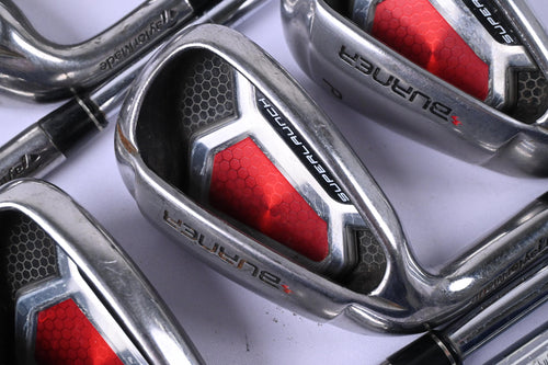 Left Hand Taylormade Burner Superlaunch Irons / 4-PW / Regular Flex Burner 85
