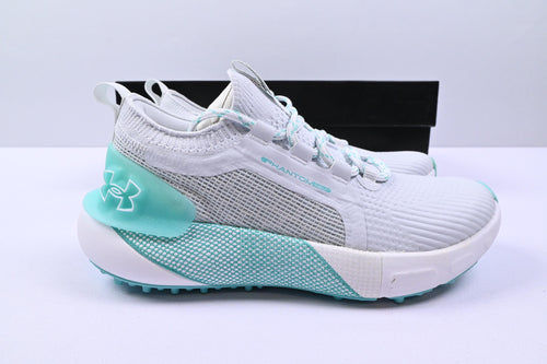 Ladies Under Armour Phantom Golf Shoes / UK Size 4.5 / White & Teal