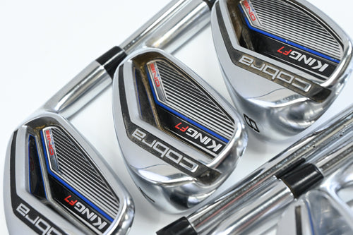 Cobra King F7 One Length Irons / 6-PW+GW+56° / Stiff Flex Cobra King One Length