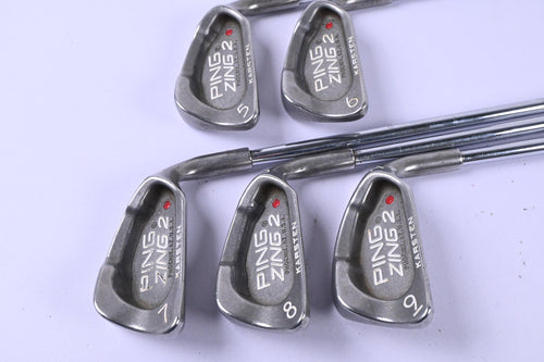 Ping Zing 2 Irons / 5-9i / Red Dot / Stiff Flex Ping JZ Shafts