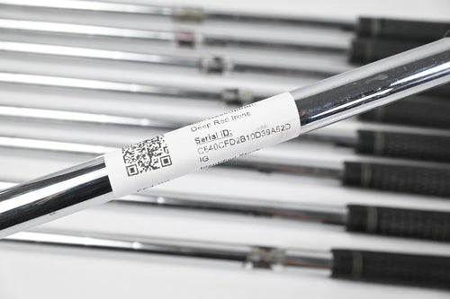 Wilson Deep Red Irons / 3-PW+SW / Regular Flex Step Control Shafts