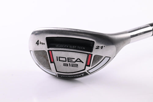 Adams Idea A12 #4 Hybrid / 21 Degree / Stiff Flex UST Proforce VTS Red 75 Shaft
