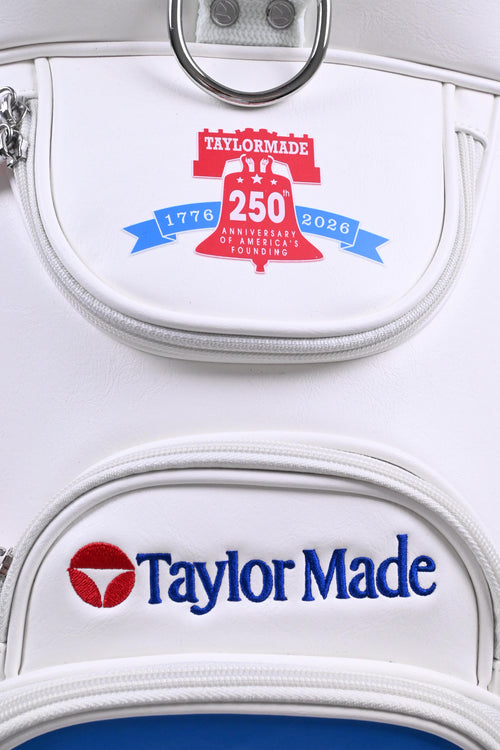Taylormade PGA Championship Liberty Lines Staff Bag / 6-Way / White, Red & Blue