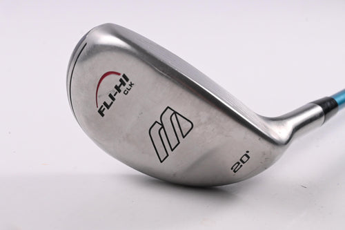 Ladies Mizuno Fli-Hi CLK #3 Hybrid / 20 Degree / Ladies Flex Exsar Fli-Hi Shaft