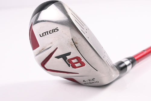 John Letters T8 #4 Hybrid / 24 Degree / Uniflex John Letters T8 Shaft