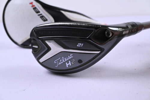 Titleist 818 H2 #3 Hybrid / 21 Degree / Stiff Flex Aldila Rogue M.AX 85 Shaft