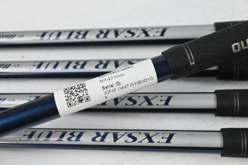 Mizuno MX-23 Irons / 6-PW / Regular Flex Mizuno Exsar Blue Shafts