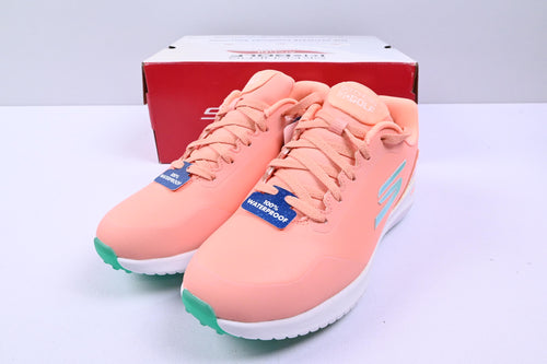 Ladies Skechers Go Golf Max 3 Golf Shoes / UK Size 5 / Peach & White