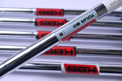 Cobra King F9 Irons / 5-PW / Stiff Flex KBS Tour 90 Shafts