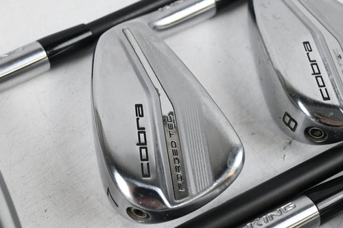Cobra Forged Tec 2022 Irons / 6-PW+GW / Regular Flex MMT Black HY 70 Shafts