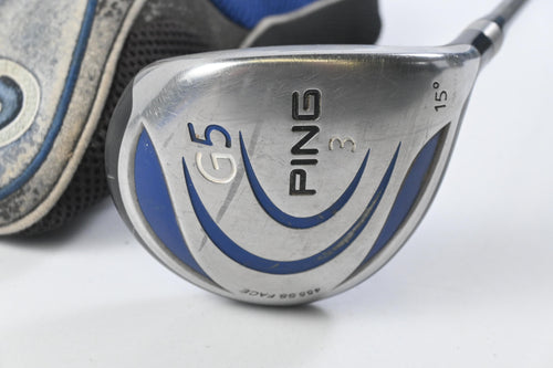 Ping G5 #3 Wood / 15 Degree / Regular Flex Ping TFC 100 F Shaft