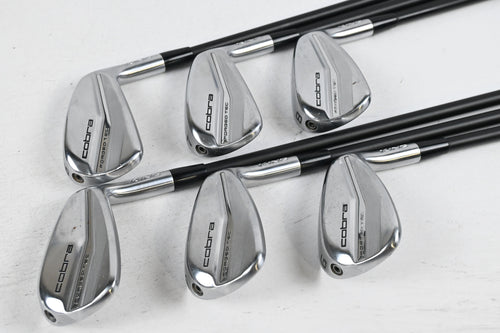 Cobra Forged Tec 2022 Irons / 6-PW+GW / Regular Flex MMT Black HY 70 Shafts