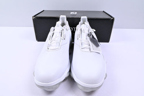 Footjoy Tour Alpha Golf Shoes / UK Size 8.5 / White & Grey