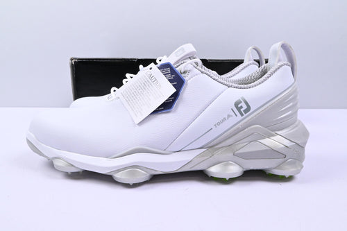 Footjoy Tour Alpha Golf Shoes / UK Size 8.5 / White & Grey
