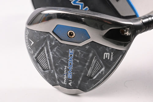 Callaway Paradym Ai Smoke Max #3 Wood / 15 Degree / Stiff Flex Denali Black 70