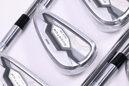 Callaway Quantum Max OS Irons / 5-PW+AW / Regular Flex Elevate 85 Shafts