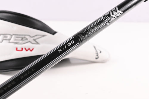 Callaway Apex UW 24 #2 Hybrid / 17 Degree / X-Flex MMT 80 HY Shaft
