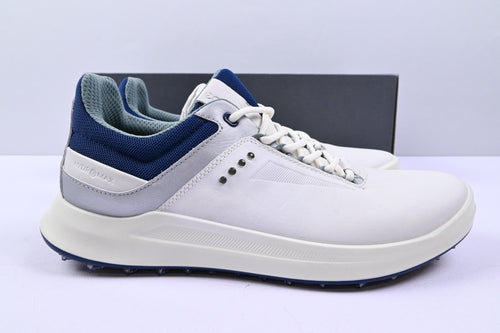 Ecco Core Golf Shoes / UK Size 7.5 / White, Grey & Navy