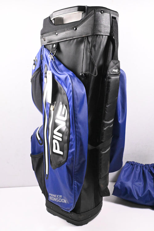 Ping Pioneer Monsoon Cart Bag / 15-Way Divider / Black, Blue