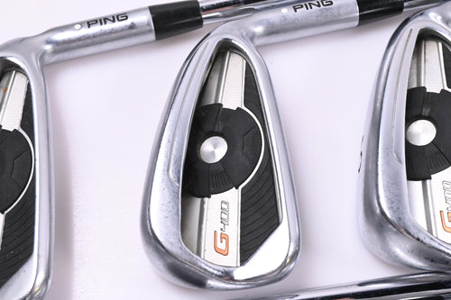 Ping G400 Irons / 4-9i / White Dot / Regular Flex Ping AWT 2.0 Shafts