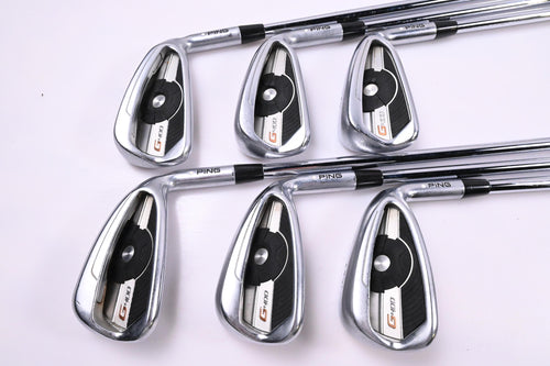 Ping G400 Irons / 4-9i / White Dot / Regular Flex Ping AWT 2.0 Shafts